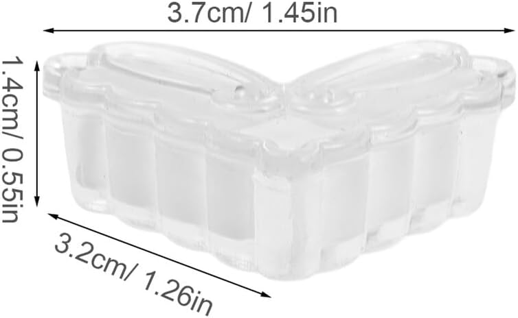 Clear Corner Guards 10pcs Transparent Table Edge Protectors with Adhesive Safety Furniture Bumpers - Image 2